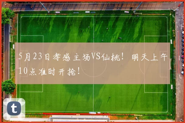 5月23日孝感主场VS仙桃！明天上午10点准时开抢！